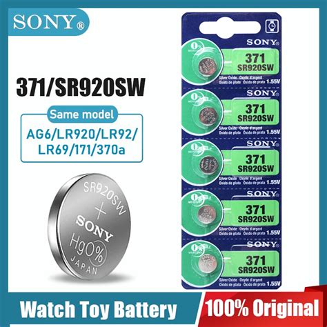 Sony 371 SR920SW AG6 920 LR920 LR69 171 370A 371A SR920 SR69 1 55V