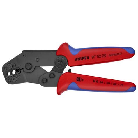 Knipex Pince Sertir Version Courte Acier Bruni Pour