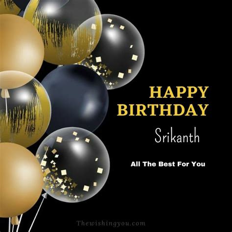 100 HD Happy Birthday Srikanth Cake Images And Shayari