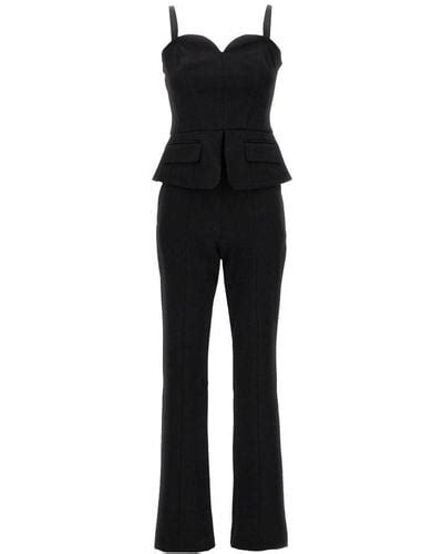 Black Karl Lagerfeld Jumpsuits And Rompers For Women Lyst