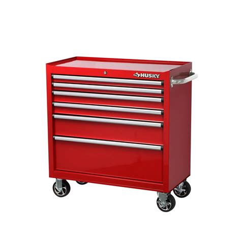 Husky In Drawer Roller Tool Cabinet Red H Tr Ler The Home Depot