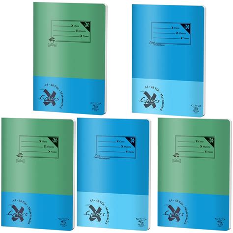 Комплект от 5 тетрадки BASIC, A4, 48 листа, Квадратчета - eMAG.bg
