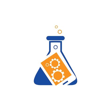 Premium Vector | Science lab logo