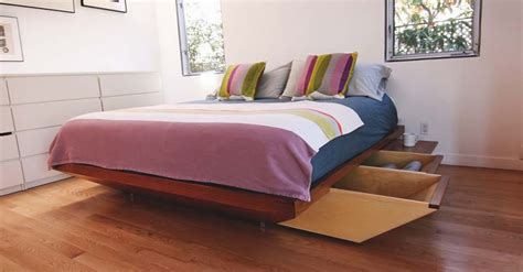 Diy King Platform Bed With Storage Underneath Hanaposy