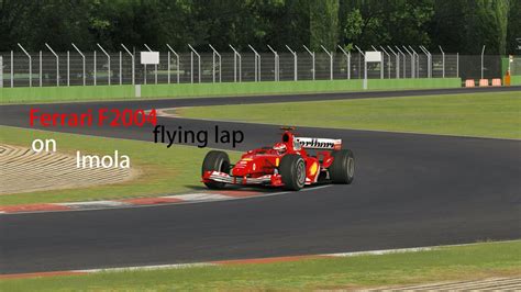 Ferrari F Flying Lap On Imola Assetto Corsa Moza R Gameplay Youtube