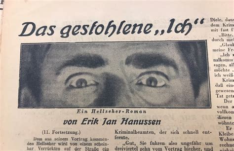 Erik Jan Hanussen S Berliner Wochenschau An Occult Weekly In Weimar