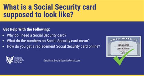 What Does A Social Security Card Look Like Social Security Portal