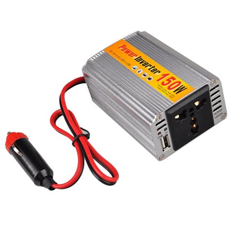 W Dc V To Ac V Car Power Inverter W Usb Connector Volt