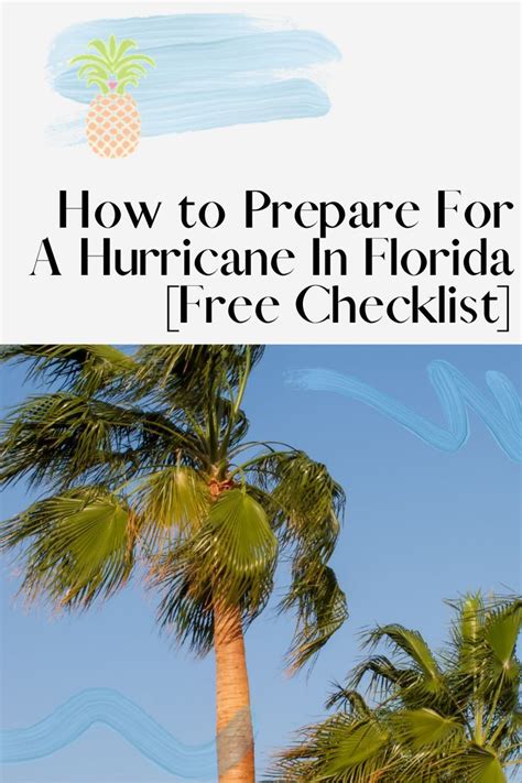 Hurricane Planning Tips A Checklist Artofit