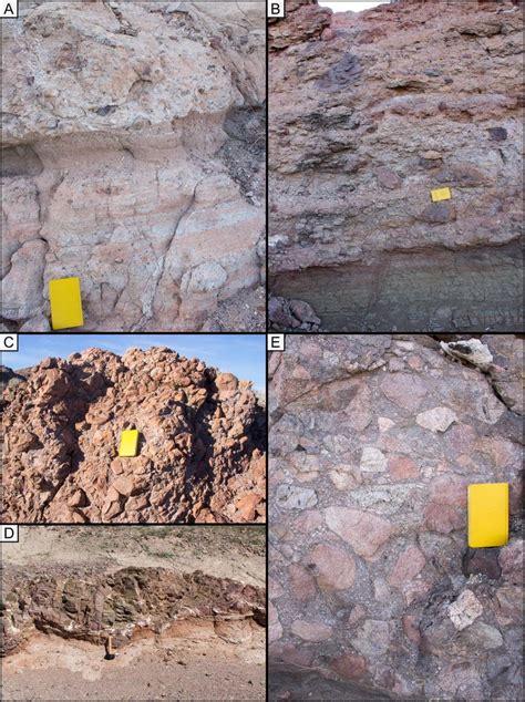 Field Photos Showing Representative Outcrops Of Miocene Rocks In Lpm