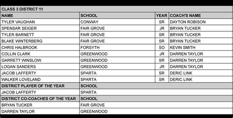 2024 All Class 3 District 11 Boys Basketball Team Ozarks Sports Zone