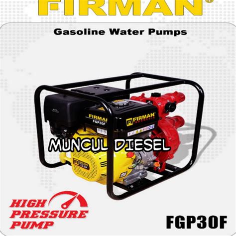 Jual Pompa Firman High Pressure Pump FGP 30F PompaPemadam Kebakaran 3