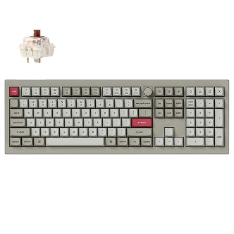 Keychron V Max QMK RGB Wireless Mechanical Keyboard Hot Swap Backlight Brown Switch