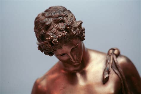 Gilt Bronze Statue Of Narcissus at 1stdibs