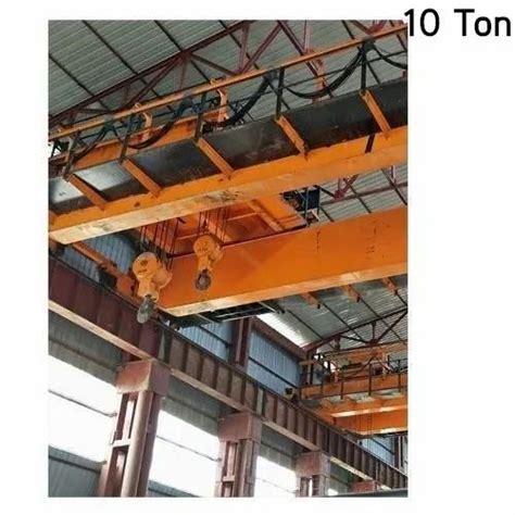 Electric Double Girder EOT Cranes Travel Speed 10 15 M Min Max Load