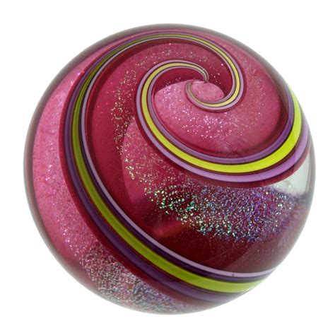 Handmade Marbles Stardust Pink Medium Hand Made Marble Glass Marbles Marble Glass Paperweights