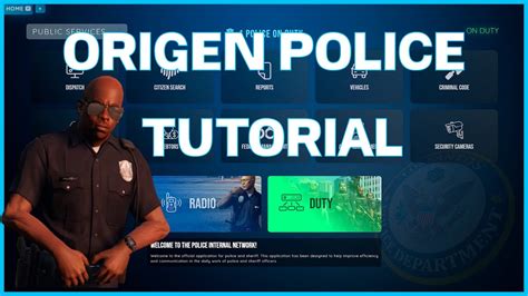 Origen Police Tutorial Mdt Como Utilizar En Roleplay Youtube