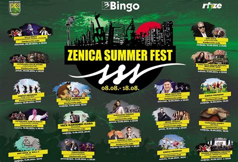 Sve Spremno Za Zenica Summer Fest Smjernice I Informacije Za Sve