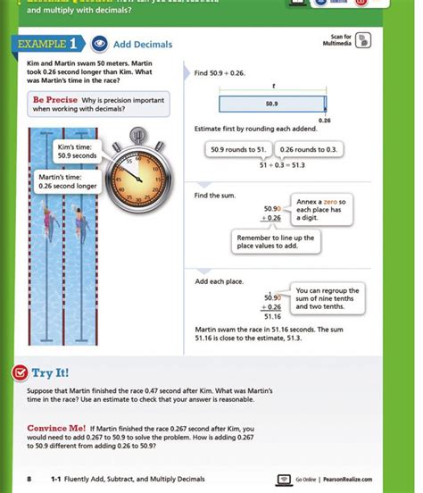 Volume Envision Mathematics Grade Answers