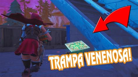 EL SUELO ES LAVA Y PROBANDO LA NUEVA TRAMPA VENENOSA EN FORTNITE Battle