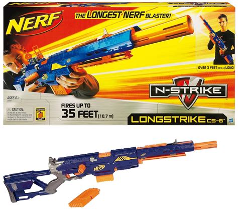 Hasbro 25558 Nerf N Strike Longstrike Cs 6 Amazonit Giochi E Giocattoli