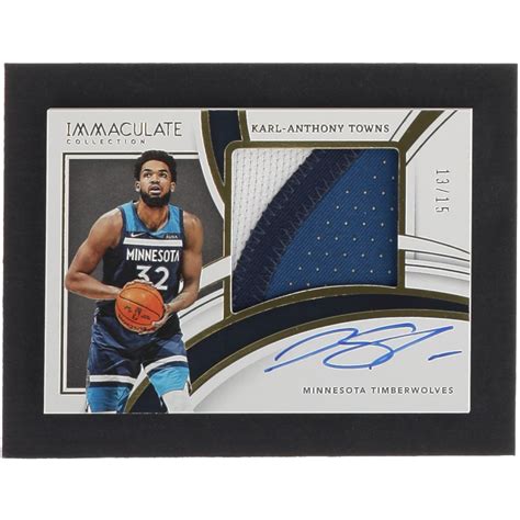 Karl Anthony Towns Immaculate Collection Premium Patch