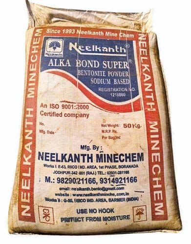 Bentonite Powder 50kg Bag At Rs 350 Bag Bentonite Powder In Baleshwar