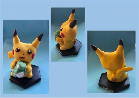 Pikachu polymer clay by Toffytaffeetofu on DeviantArt