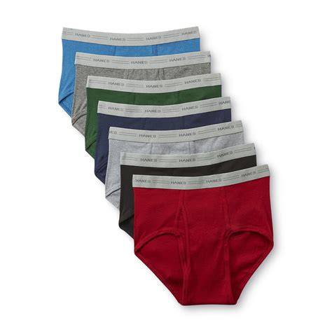 Hanes Men's 7-Pairs Briefs - Assorted Colors 
