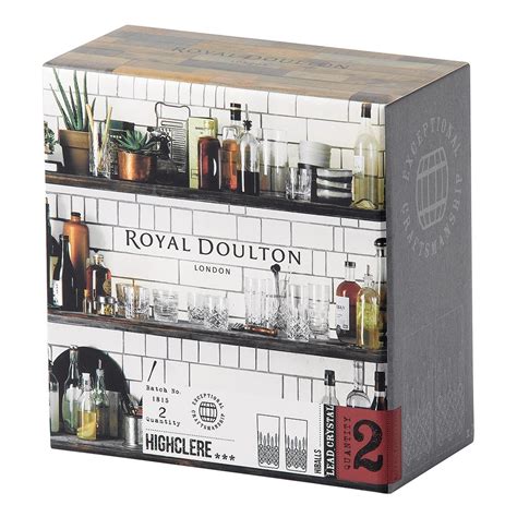 R D Collection Highclere Highball Pair Royal Doulton