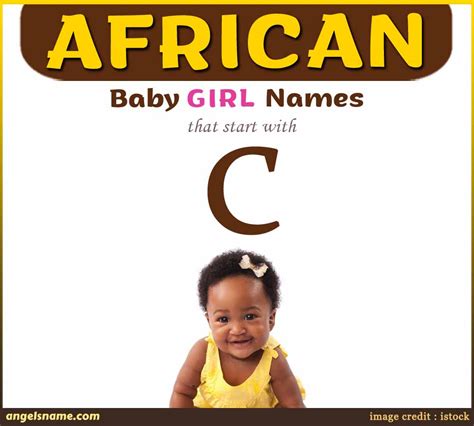 Top African Baby Girl Names Starting With C With Meaning