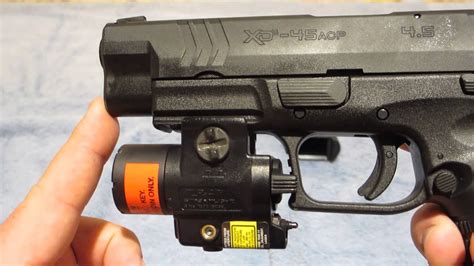 Streamlight TLR-4 Light/Laser for Springfield XDM - YouTube