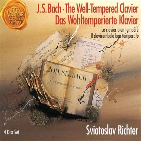 RICHTER SVIATOSLAV BACH JOHANN SEBASTIAN Bach J S Well Tempered