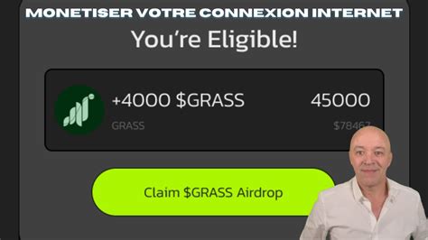 Airdrop Grass Comment Y être éligible Monétiser Sa Connexion Internet Youtube