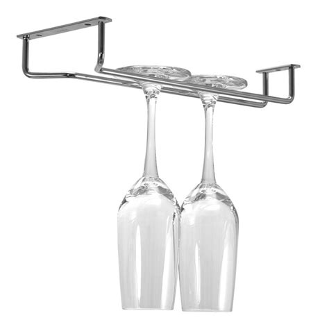 28cm Single Glass Stemware Rack Chrome Plated 6mm Wire Avanti Homewares Australia