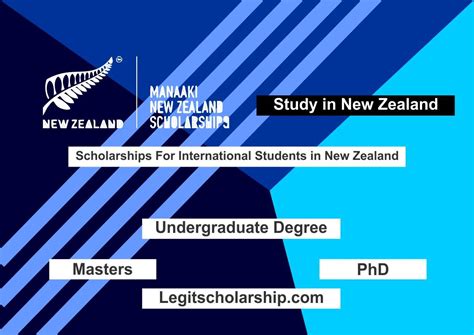 Manaaki New Zealand Scholarships For International Students 2024 2025