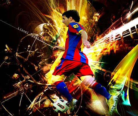 Lionel Messi Fc Barcelona Wallpaper Lionel Andres Messi Fan Art