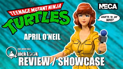 Neca Teenage Mutant Ninja Turtles April Oneil Quick Look Review