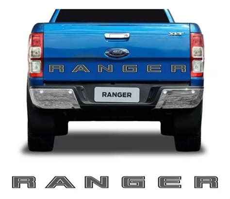 Faixa Traseira Ford Ranger 2020 Adesivo Grafite Caçamba MercadoLivre