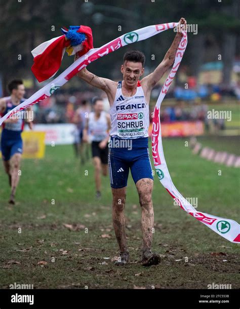 Brussels Belgium Th Dec Yann Schrub Of France Celebrates