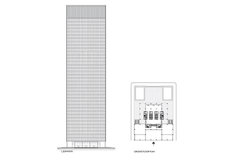 Edificio Seagram Dwg Proyecto Cad Descarga Gratis