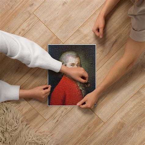 Wolfgang Amadeus Mozart Jigsaw Puzzle Etsy