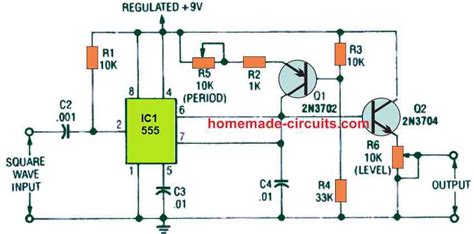 7 Easy Sawtooth Waveform Generator Circuits Using Ujt Ic 555 And Transistors Homemade