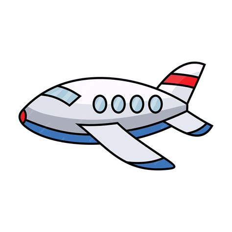 Premium Vector Airplane Cartoon Vector Illustration Cute Plane