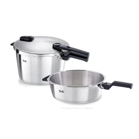 Szybkowary ciśnieniowe stal nierdzewna FISSLER Vitaquick Premium 2 szt