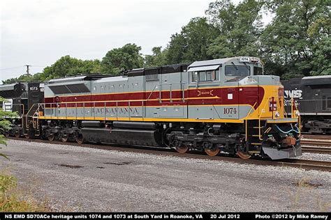 NS EMD SD70ACe #1074 Delaware Lackawanna & Western Heritage Unit Photo Page