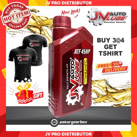 Jv Auto Lube Atf 45hp Gearbox Oil Shopee Malaysia