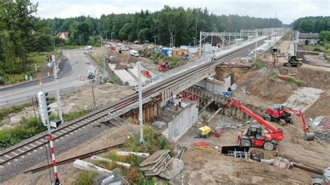 Rail Baltica W E Ku Powstaj Nowe Wiadukty I Most Na Rzece