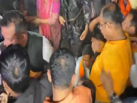 Sandeshkhali Violence Bjp Workers Clash With Police In Bengal S Basirhat Section 144 Imposed