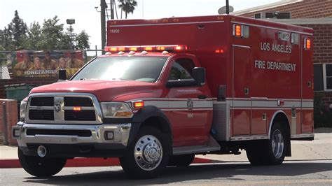 LAFD Rescue 891 Reserve Responding YouTube